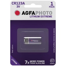 AGFAPHOTO CR123A in 1er-Blister 3V Lithium
