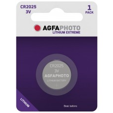 AgfaPhoto Lithium Knopfzelle CR2025 1er Blister
