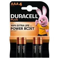 Duracell Plus-AAA (MN2400/LR03) BOOST 4-er Blister