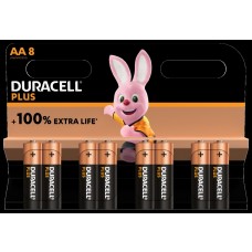 Duracell Mignon MN1500 Plus in 8er-Blister *+ 100% EXTRA LIFE*