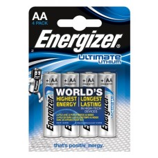 6x Energizer Mignon L91 Ultimate Lithium 1,5V im -Blister AA