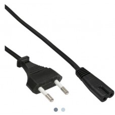 InLine® Netzkabel, Netzstecker auf Euro 8 C7 Stecker, 5m