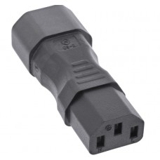 InLine® Netzadapter IEC 60320 C14 / C13, 3pol. Kaltgeräte
