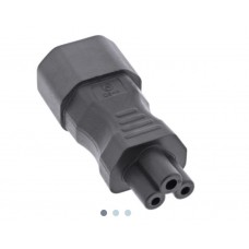 InLine® Netzadapter IEC 60320 C14 / C5, 3pol. Kaltgeräte / Notebook