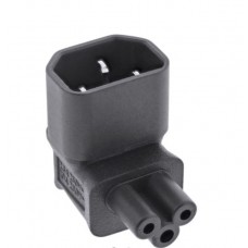 InLine® Netzadapter IEC 60320 C14 / C5, oben/unten gewinkelt, 3pol. Kaltgeräte
