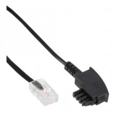 InLine® TAE-F Kabel für DSL-Router, TAE-F Stecker an RJ45 8P2C, 25m