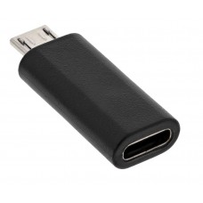 InLine® USB 2.0 Adapter, Micro-USB Stecker auf USB-C Buchse