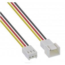 InLine® Lüfterkabel Verlängerung, 3pol Molex Stecker / Buchse, 2m