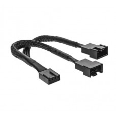 InLine® Y-Kabel für Lüfter PWM, 4pol Molex 1 Stecker / 2 Buchse, 0,15m