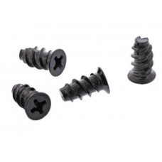 InLine® Lüfterschrauben, 5,0x10,0mm, schwarz 50er Pack