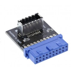 InLine® USB 3.0 zu USB 3.1 Frontpanel Key-A Adapter intern