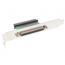 InLine® SCSI III U320 Slotblech, 68pol mini Sub D Buchse / Buchse, innen/außen