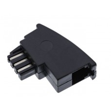 InLine® TAE-F Adapter, TAE-F Stecker auf RJ11 Buchse, für Siemens, Telekom