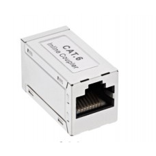InLine® Patchkabelkupplung Metall Cat.6, 2x RJ45 Buchse, geschirmt