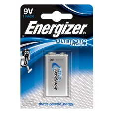Energizer Batterien Ultimate Lithium 9V, E-Block, 6LR61