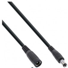 InLine® Slim Audio Y-Kabel Klinke 3,5mm ST an 2x BU, mit Lautstärkeregler, 0,25m