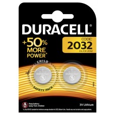 1 x 2er Blister Duracell CR 2032 3V Batterie Lithium Knopfzelle DL2032