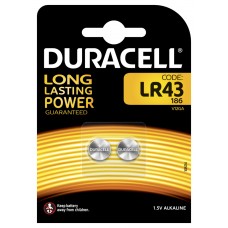 Duracell LR43 in 2er-Blister (groß)  / V12GA/186/L2 42/1142