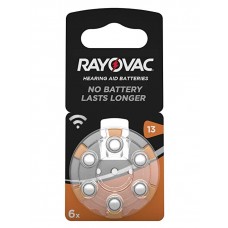 Rayovac 13  HEARING AID BATTERIES (ZL2, PR48) Hörgeräteknopfzellen 1,45 V 310mAh in 6er-Blister