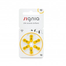 Siemens signia S10 Zinc Air PR70 Hörgerätebatterie im 6er-Blister