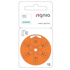 Siemens signia S13 Zinc Air PR48 Hörgerätebatterie im 6er-Blister