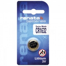 1x Renata CR 1632 3V Lithium Batterie Knopfzelle 125mAh im Blister