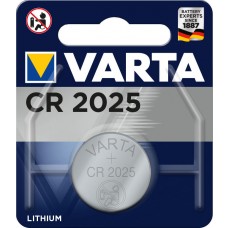 Varta CR2025 6025 101 401 3V Lithium in 1er-Blister 157mAh