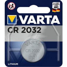 Varta CR2032 6032 101 401 3V Lithium in 1er-Blister 220mAh