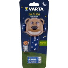 Taschenlampe Varta 17500 Paul the Bear Kinder Kopflampe, inkl. 3x AAA