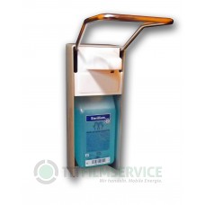 Wandspender Alu "premium line" 1000ml Seifen- und Desinfektionsmittelspender inkl. Edelstahlpumpe, L3030130C