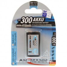 Ansmann maxE NiMH-Akku 9V-Block Typ 300 m. 270mAh in 1er-Blister Nr. 5035453