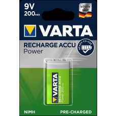 Varta 9V-Akku 56722 101 401 (200mAh) Ready2use 8,4V in 1er-Blister