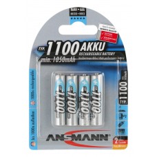 6x Ansmann Micro-Akku 1100mAh