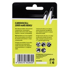 CARDIOCELL Micro-Akku Serie 1100 in 2er-Blister mit 1000mAh