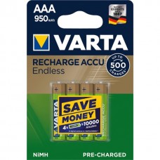 6 x Varta Recharge Accu Endless 56683 950mAh AAA Micro HR03 1,2V Akku