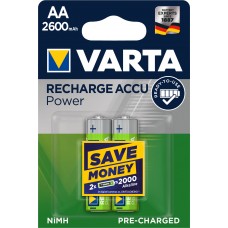 Varta 5716 101 402 Mignon PROFESSIONAL ACCU R2U (2600mAh) 1,2V in 2er-Blister