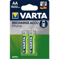 Varta Mignon-Akku T399 58399 201 402 Phone Power 1,2V (1600mAh) in 2er-Blister