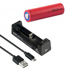 1 x Panasonic Sanyo NCR20700B Li-Ion Akku 4250mAh + Xtar MC1 Ladgerät