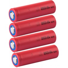 4 x Panasonic Sanyo NCR20700B Li-Ionen Akku 3,6V - 3,7 V 20A 4250mAh lose