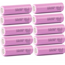 10 x Samsung ICR18650-26J 3,6V 2600mAh 5,2A Lithium Ionen Akku lose bulk