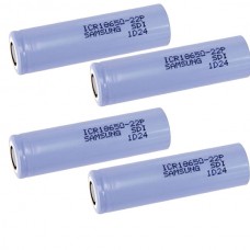 4 x Samsung ICR18650-22P 3,6V-3,7V 2150mAh 10A Lithium Ionen Akku lose