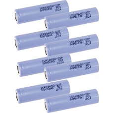 8 x Samsung ICR18650-22P 3,6V-3,7V 2150mAh 10A Lithium Ionen Akku lose