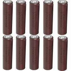 10 x LG ICR 18650HG2 Li-Ion Akku 3,6V -3,7V 3000mAh 20A einzeln - Trimax