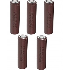 5 x LG ICR 18650HG2 Li-Ion Akku 3,6V -3,7V 3000mAh 20A einzeln - Trimax