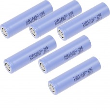 6 x Samsung INR18650 29E Lithium Ionen 2900mAh 18650 10A 3,6 - 3,7V lose