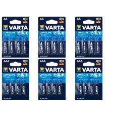 24 x Varta Longlife Power / HighEnergy - 12 x AA LR6 & 12 x AAA LR03 - Batterien